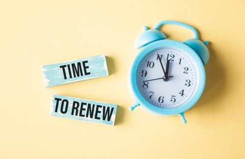 Time to renew with clock