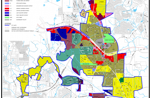 Dacula Zoning Map