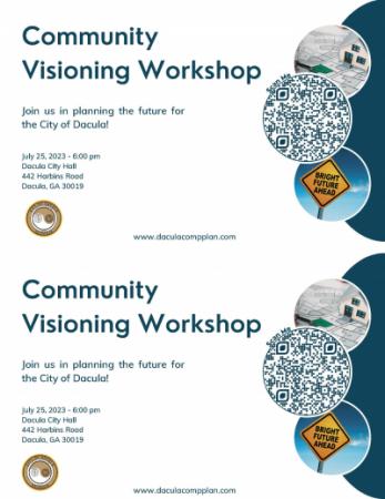 Community Visioning Workshop Flyer