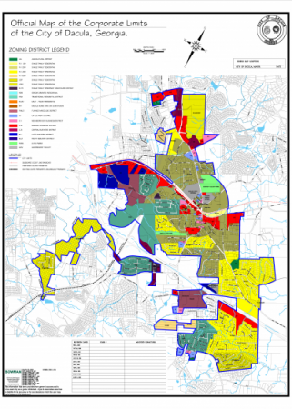 Dacula Zoning Map