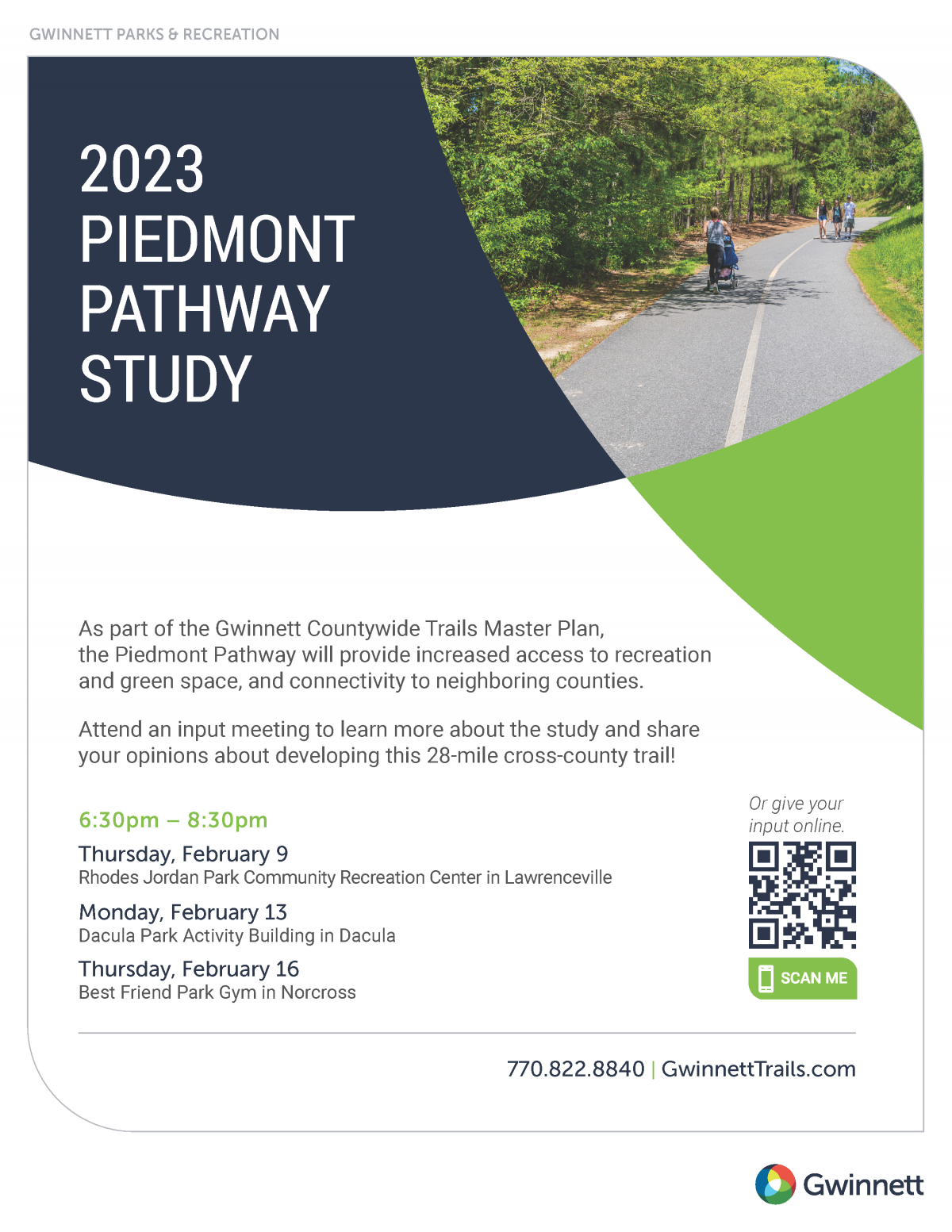 Gwinnett Piedmont Pathway Scoping Study Flyer