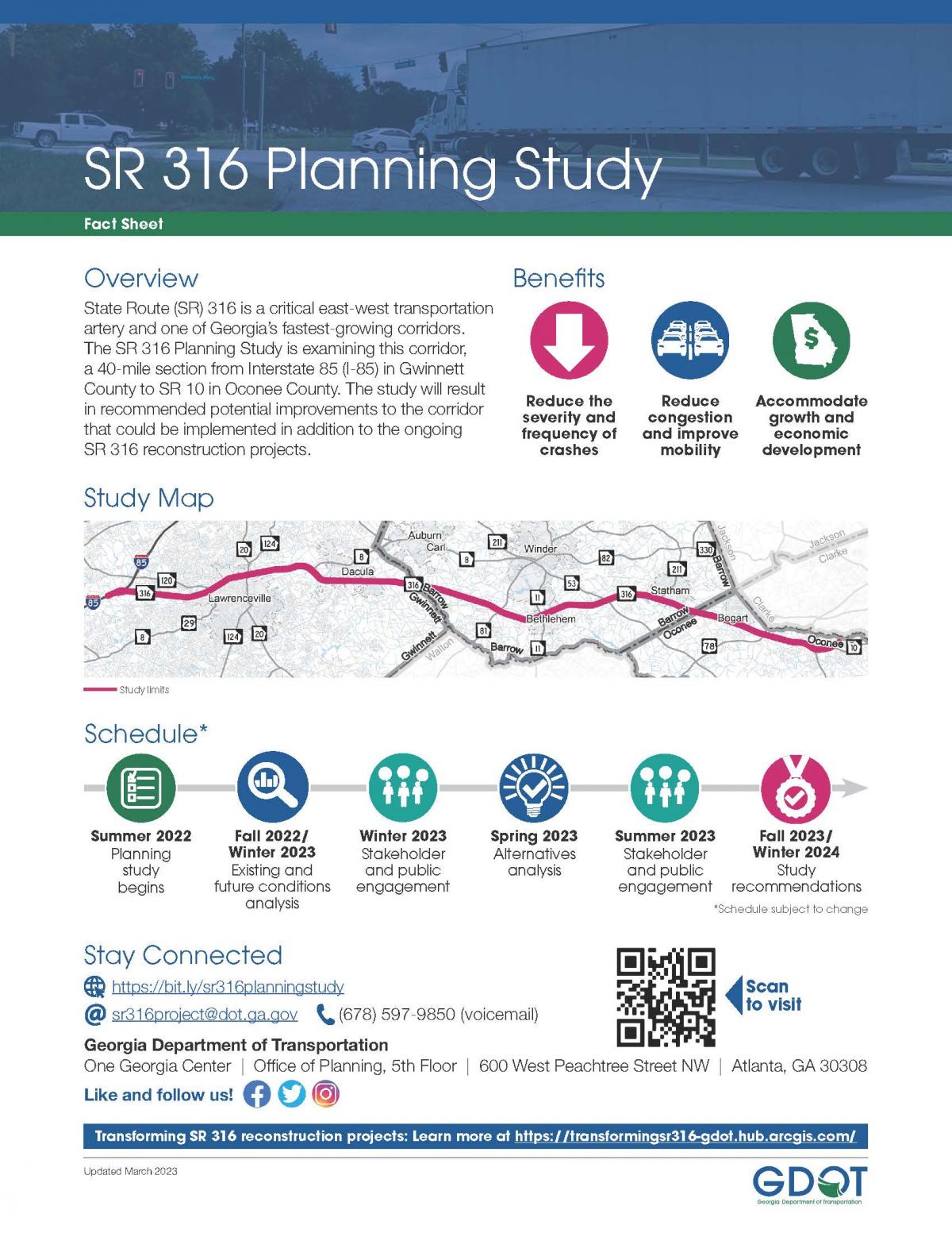 Planning Study fact sheet