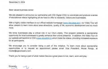 CGI Video Letter